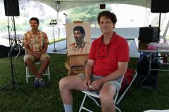 Doug Rugh demonstrates portrait painting