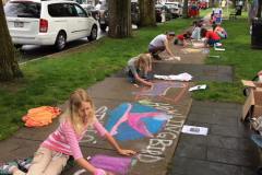 Sidewalk Chalk Art