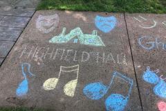Sidewalk Chalk Art: HighfieldHall