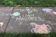 Sidewalk Chalk Art: Liam Maguire's