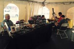 Jewelry and painting in the big tent